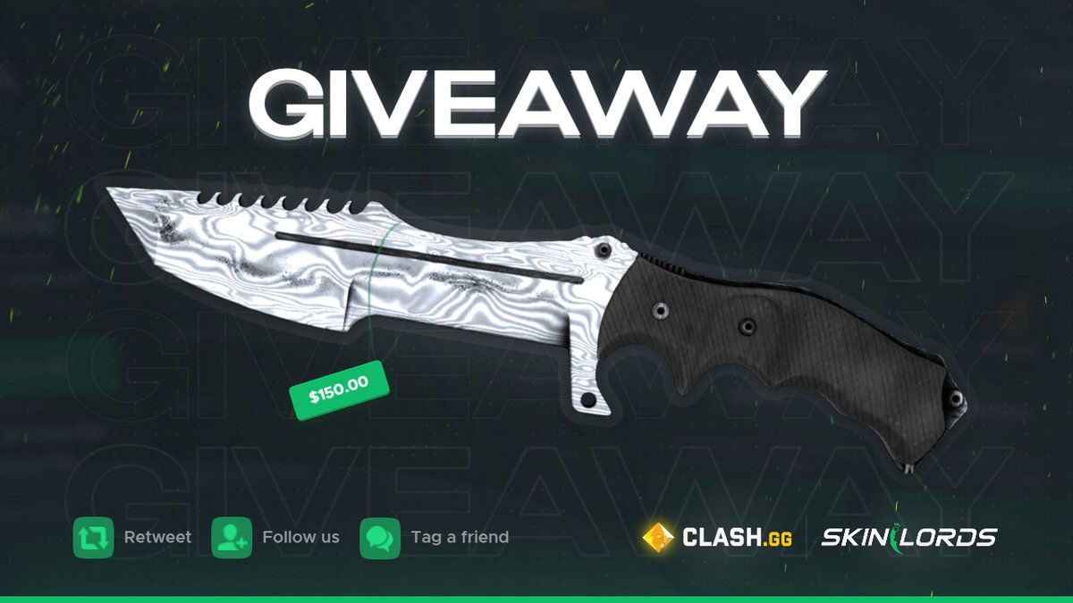 SkinLords on Twitter "Huntsman Knife Damascus Steel 🎁 CSGO Knife