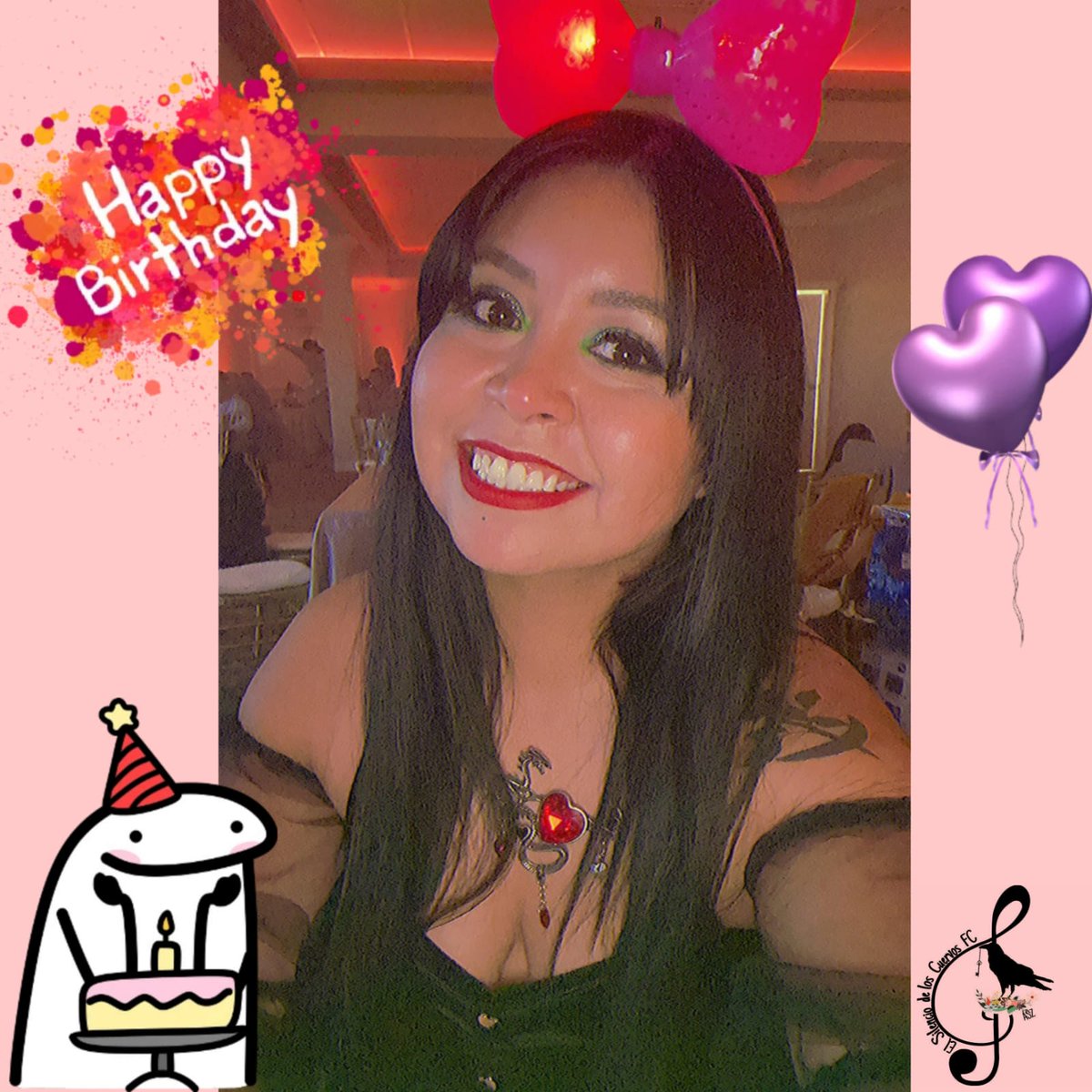 piluqui6's tweet photo. Muy feliz cumple para nuestra socia  @veronicadiiba 🥳🎂 @AlejandroSanz 🫶 esperamos tu saludo!!!!! #CuervosDeFiesta #CumpleVerito 💕 @SilencioCuervos ✨ https://t.co/l6nYYR5ZJl