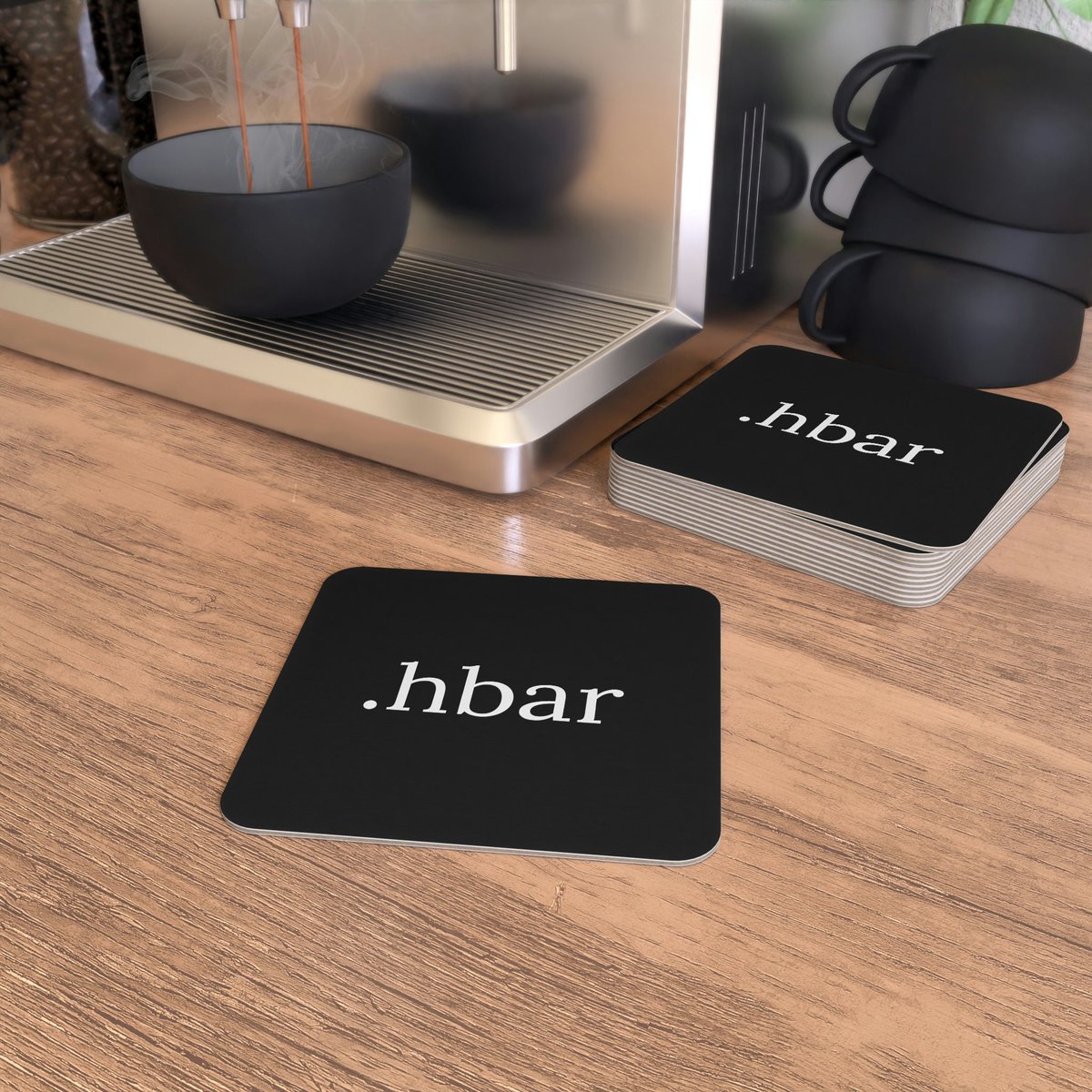 twocdubs's tweet photo. Excited to share the latest addition to https://t.co/JMPBYbSteu with my @hashgraph_name  .hbar Coasters (50, 100 pcs) https://t.co/Ien5vE7xl1 #yes #hbar #hbarcoasters #hbarhouseware #domain #coasters #customcoasters #cryptocoasters #domainswag https://t.co/7yJw1xlTIG