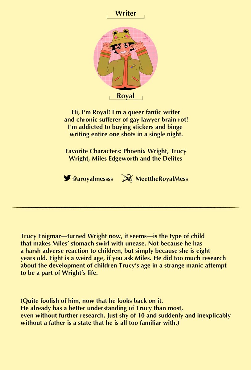 CONTRIBUTOR SPOTLIGHT 

<a href="/aroyalmessss/">royal✨is @ the bone cathedral</a> 
 
We're very excited to have Royal as a writer for the zine!