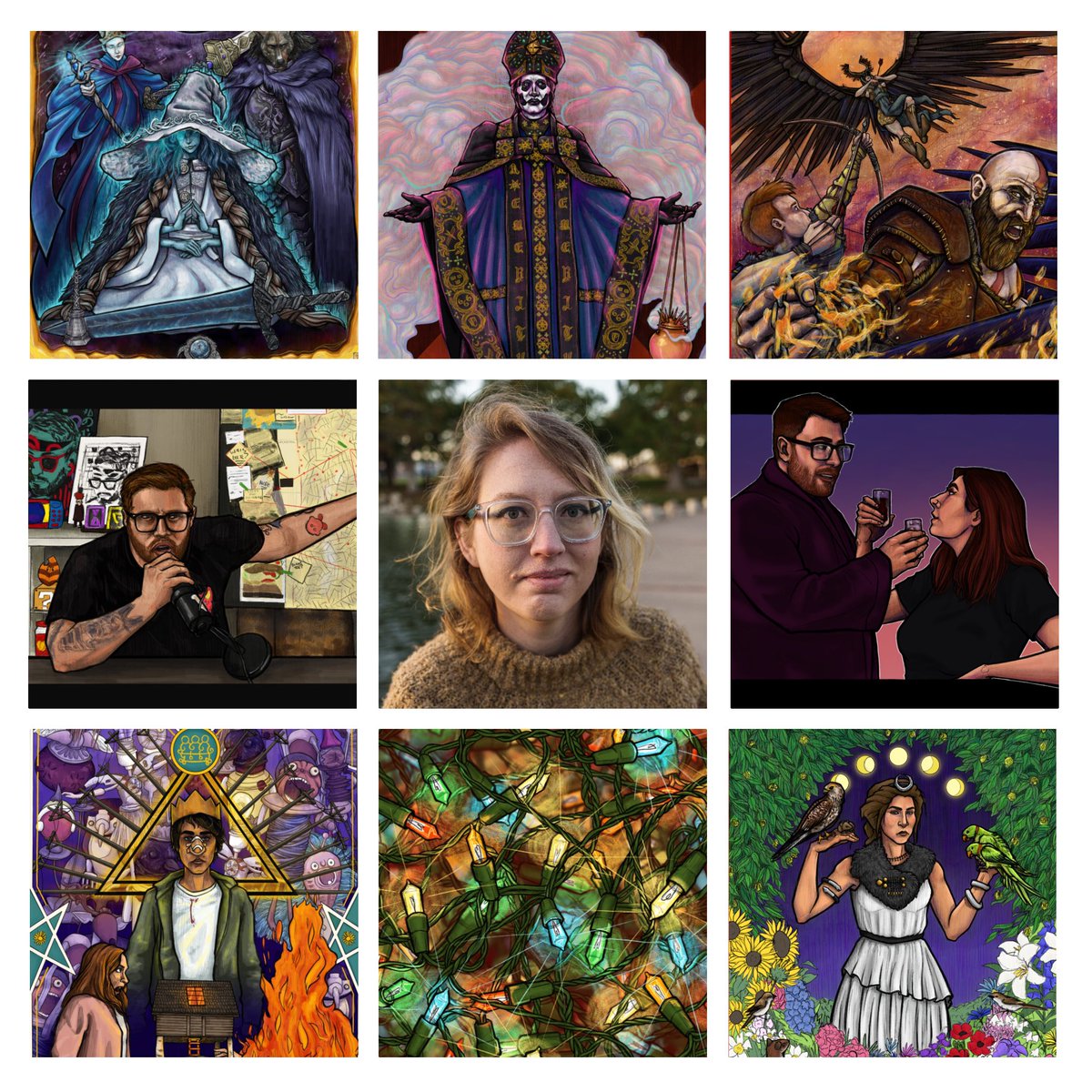 skdigitalart's tweet photo. #artvsartist2022 with lots of fun pieces this past year! Lots of horror, video games, metal, and a splash of @PaymoneyWubby https://t.co/JSm36ED7Tb