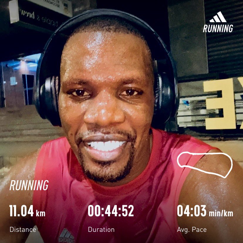 arthurKadima's tweet photo. It’s never about be being the BEST. It’s always about being better than you were the day before! 
#runningwithtumisole
#runwitharthurk
#RUN2022
#nikerunning
#adidasruntastic
#runaddicted
#halfmarathon
#IPaintedMyRun 
#FetchYourBody2022 
#RunningWithLulubel
#HappyNewYear2023 https://t.co/CfRQylZQpU