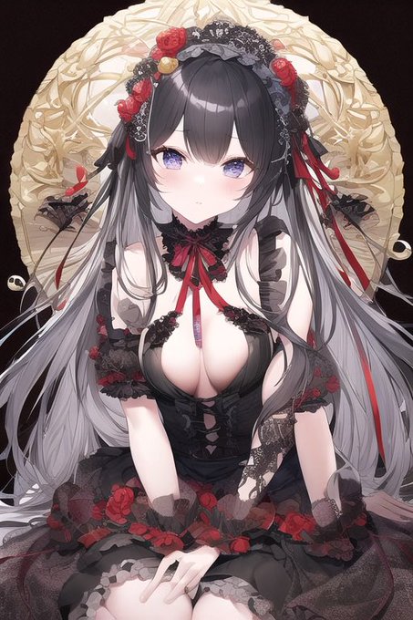 #AIイラスト 
#AIイラスト好きさんと繋がりたい 
ゴシック系の絵が好き
手とか修正せねばなあ 