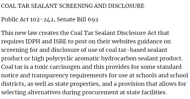 CTFreeAmerica's tweet photo. #Goodnews: The Illinois Sealcoat Disclosure Act went into effect January 1! Thanks again to its main sponsor: @SenatorFine! https://t.co/NX9sSKmeX0