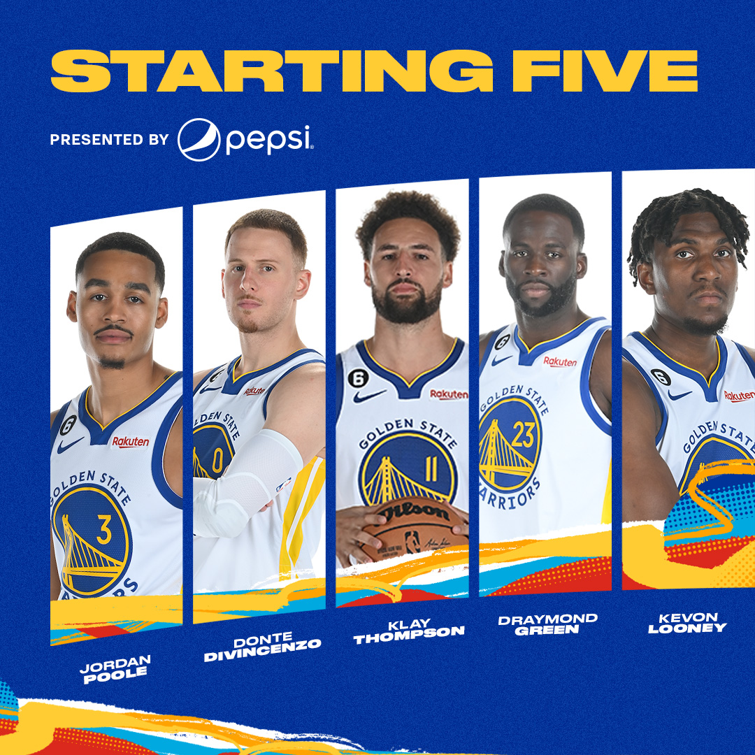 Golden State Warriors Twitter] - “In his first NBA season from