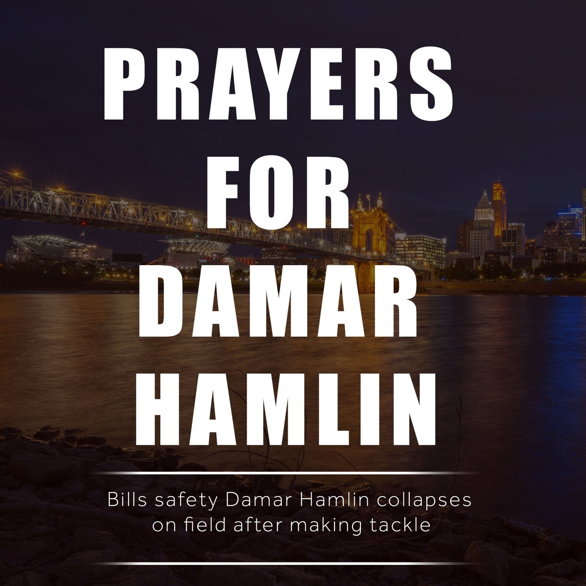 We want to wish Damar Hamlin a speedy recovery after he was injured during Monday's game against the Bengals at Paycor Stadium. bit.ly/3vALC6K