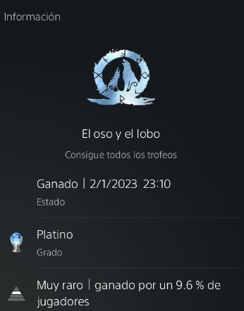 Pues ahora si que si, se acabo.

God Of War Ragnarok se coloca justo después de la saga Arkham como videojuegos que me han llegado bien a dentro.

Ahora toca descansar que el mes que viene, nos vamos a Hogwarts