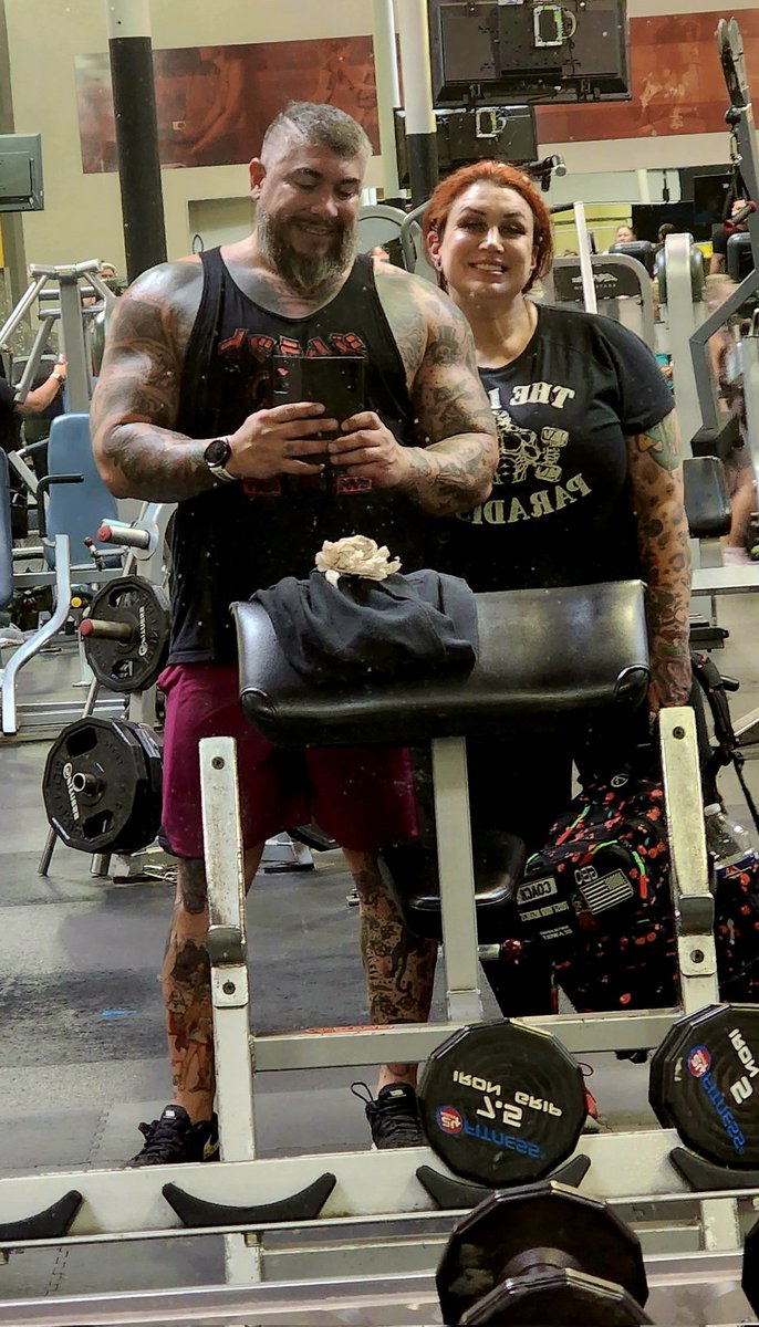Inked Couple 😈no Ppv😈 On Twitter Just Working On Our Milf And Dilf Bods 
