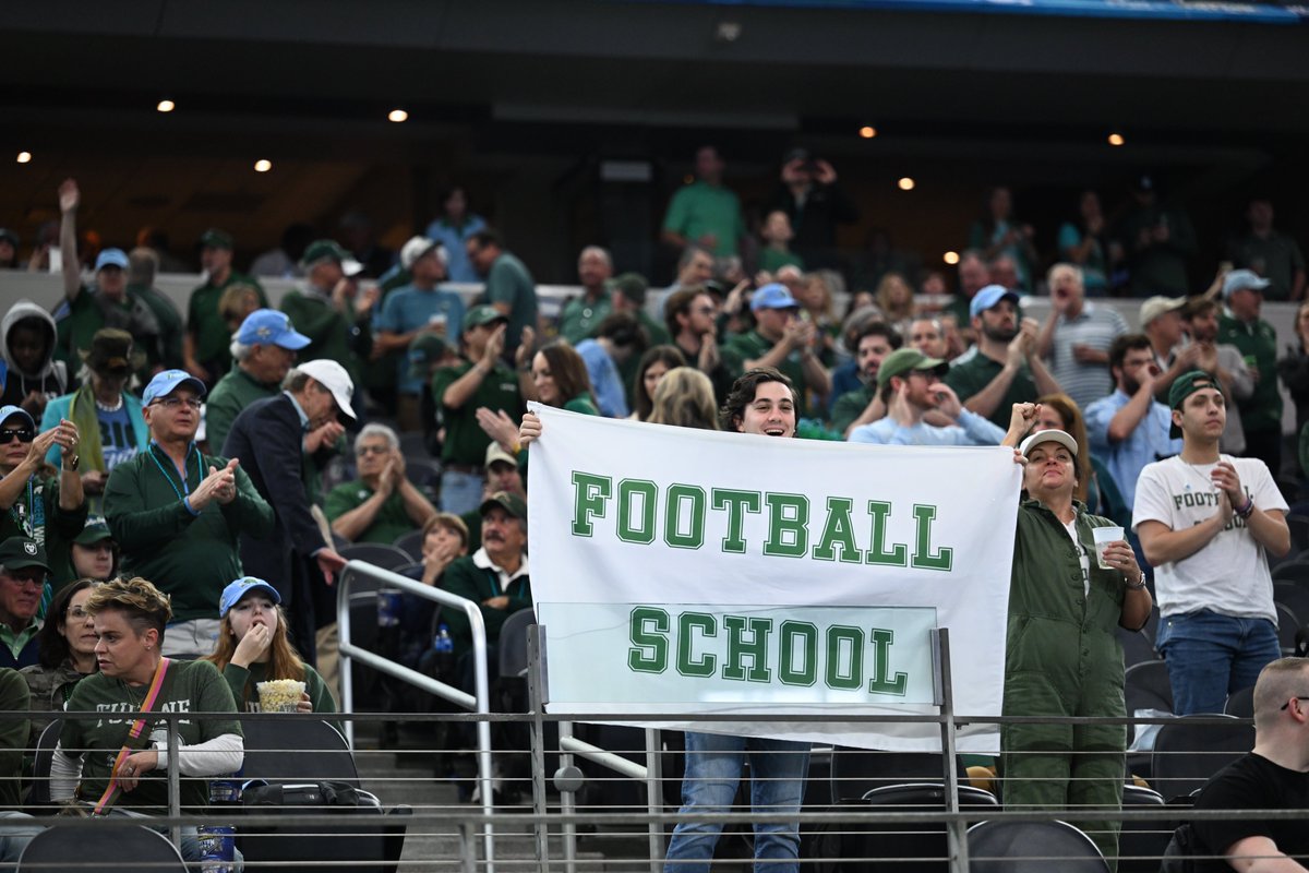 American_Conf's tweet photo. TULANE: FOOTBALL. SCHOOL. https://t.co/5wl1I4NVlC