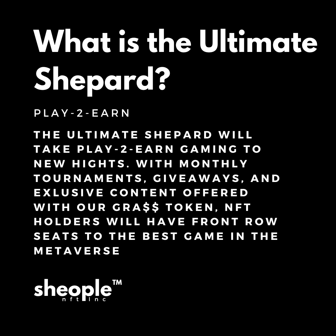 SheepionSniper's tweet photo. The Ultimate Shepherd will be the ULTIMATE #playtoearngame ! We're certain of it, especially with such a great community!
#NFT #NFTs #NFTCommunity #OpenSeaNFT #openseaartists #OpenSeaMarket #nft #Binance #CryptocurrencyMarket #WAGMI #LFG #GM #NFTProject #NFTGiveaways #NFTshill https://t.co/XG0lSjCDDw