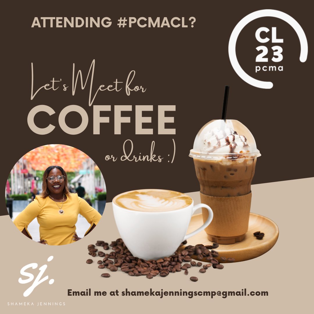 Hi, #eventprofs! Will you be in @ExpCols next week for @pcmahq #PCMACL? Let's connect! HMU on email or DM.
