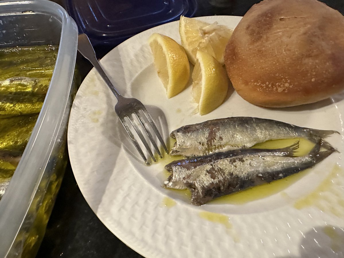 John Kass on Twitter "Greek snack—Sardelles from Mitilini. add