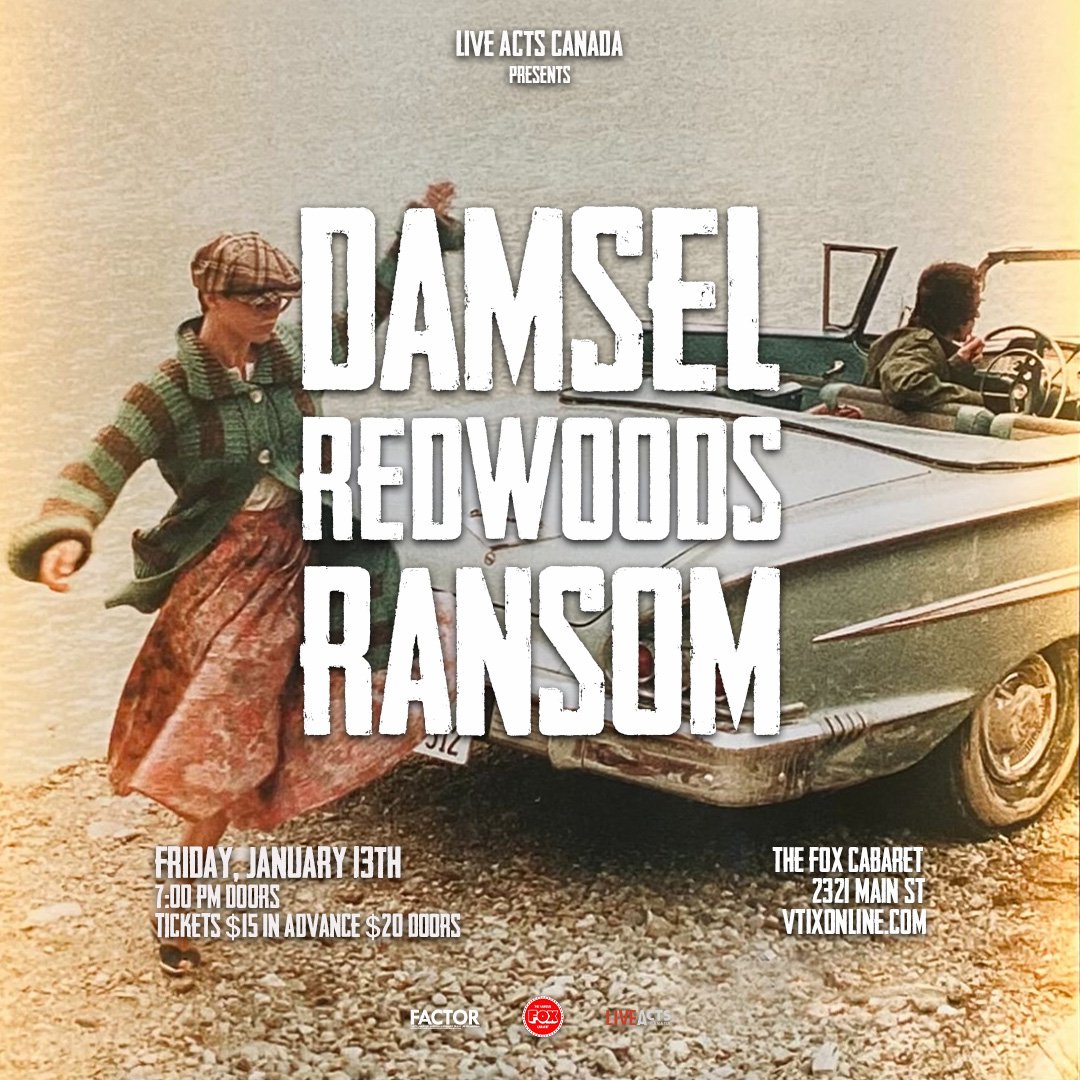 VancityRansom's tweet photo. Happy New Year everyone! 

We're excited to announce our next show coming up on Friday, January 13th at Fox Cabaret with Damsel and Redwoods! Grab your presale tickets while you still can!😎

https://t.co/bSJKETpm0q

This is going to be one killer night or ROCK! 🤘🤘🤘

#ransom https://t.co/qmPSJe5d87