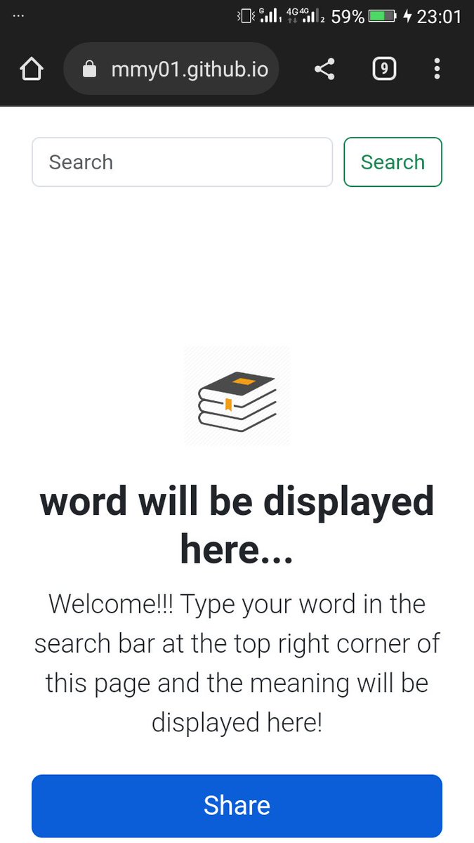 Devemmy25's tweet photo. Here's a dictionary app I built earlier today with bootstrap 5 JavaScript and Rest API. Preview project here👇
https://t.co/nNhKeiAeCX

#javascript #100DaysOfCode #TechTrees #techtweeter #webdevelopment ㅤㅤㅤㅤ https://t.co/PAbc1ErSLo