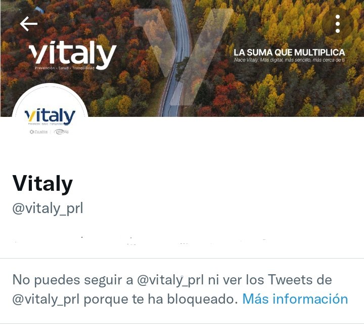 SPAs_CCOO's tweet photo. Como podemos ver, #Vitaly #Preving #Cualtis nos han bloqueado
Queremos creer que por un impulso pasajero de intolerancia a la libertad de expresión de alguien que simplemente defiende sus ideas
Esperamos recapacitación y desbloqueo al veto...estamos en 2023
#ConvenioSPAsDigno https://t.co/4H9VuNyBZn
