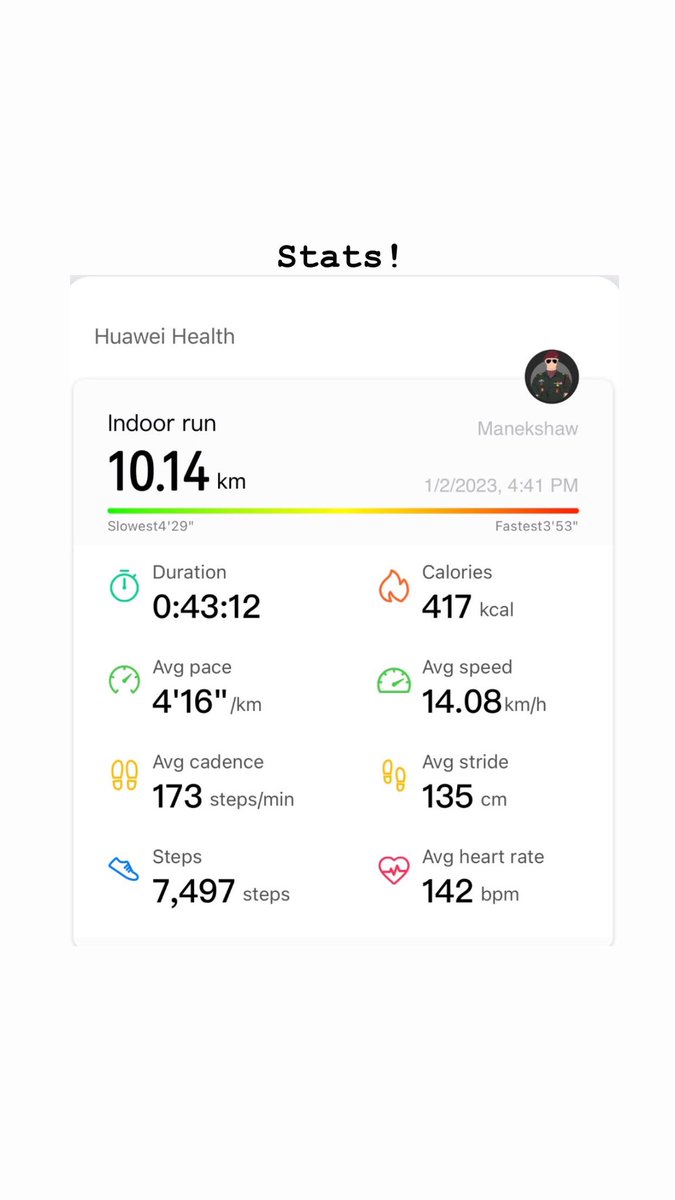Mahendrakaswan7's tweet photo. DAY 65 - First run of the year β£οΈ
#running #RunningCommunity #runningseries #runningchallenge
#boston #bostonrun #bostonmarathon #indoor #indoorruns #fitindia #beingfit #fitness https://t.co/gUGXanVaYn