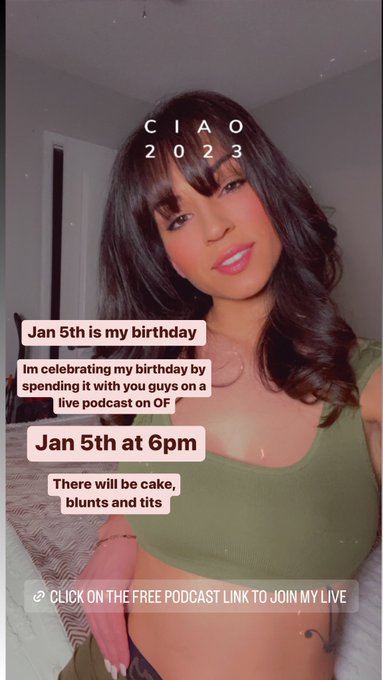 Going Live on my birthday!!!!!!! And you&rsquo;re invited. I really hope to see you guys there!!!  Onlyfans
