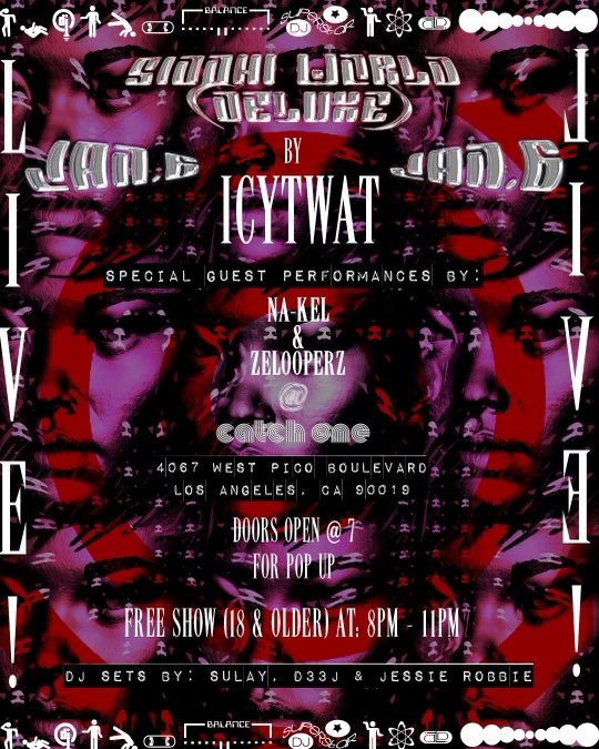 ICYTWAT's tweet image. my first LA show ever &amp;amp; it’s free 😈 pop out Friday ! link.dice.fm/JAMkkQpVgwb