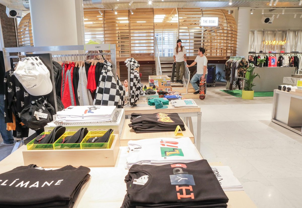 Finally visited the skate bowl at Selfridges in London.

1. Free to skate
2. Employs local skaters as coaches
3. Provides cheap lessons to beginners

Would be great to do something similar with spare retail space in Cambridge!