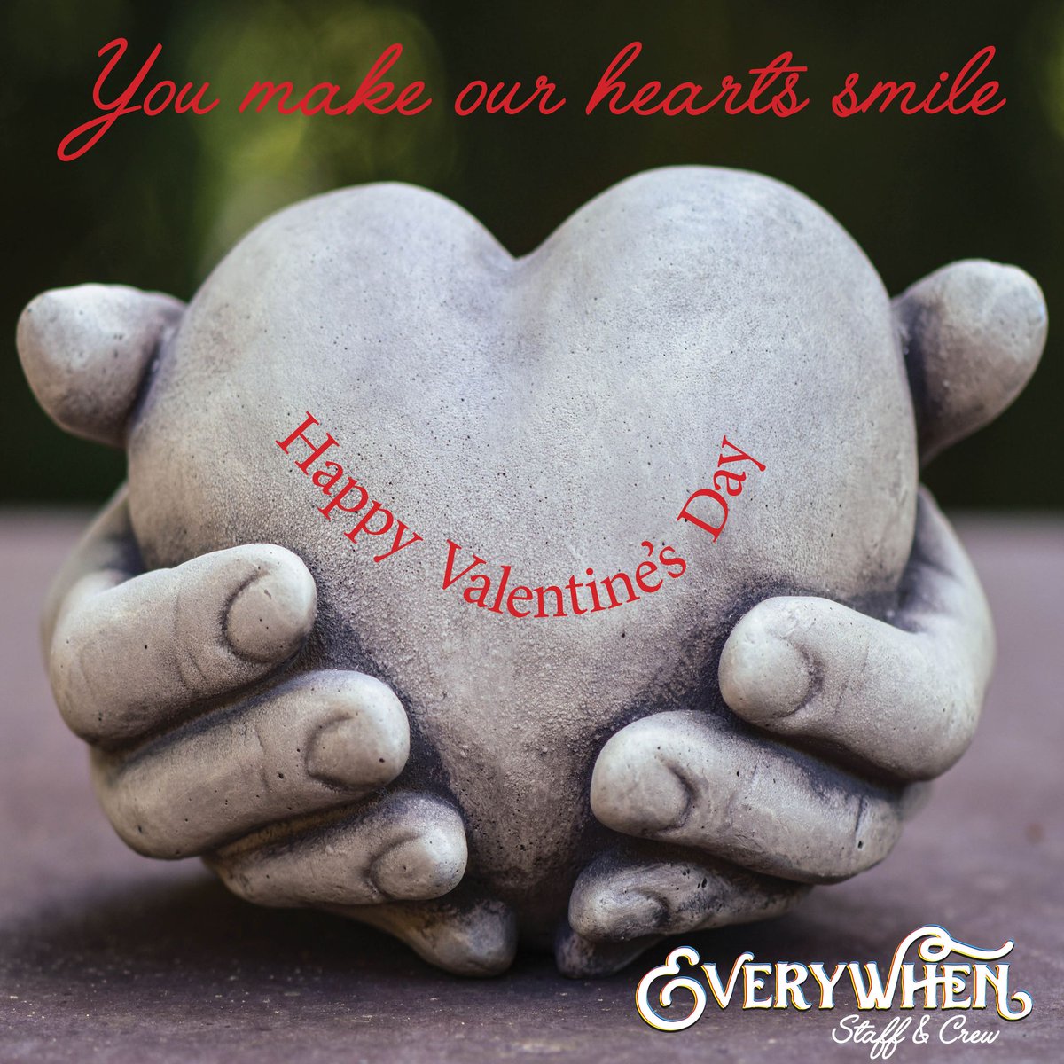 To all our artists, musicians, performers, friends & family both old & new. 

Happy Valentine’s Day!

#happyvalentineday #everywhenproject #supportcharities #supportsmallartists #supportlocalmusicans #supportthearts'