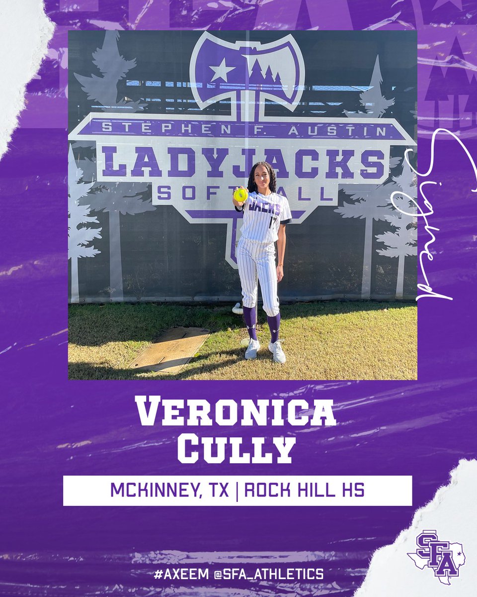 sfa_softball's tweet photo. 🎉 New additions! 🎉

Give a big Piney Woods welcome to Kenna, Bailey, Veronica, and Kyi'Marri

#AxeEm x #RaiseTheAxe x #TimeToProveIt https://t.co/3vWtryBw4z