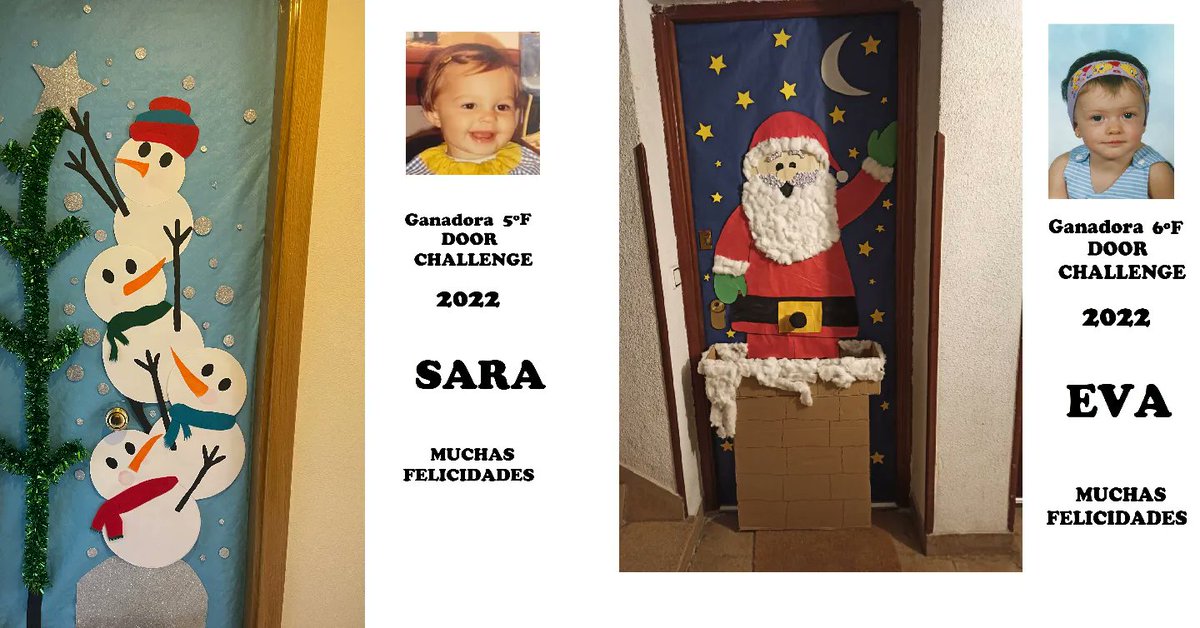 EEncantadaElena's tweet photo. Comenzamos el año 2023 con las ganadoras de 5°F y 6°F del "Door Challenge 2022". ¡Enhorabuena a todas las participantes y, especialmente, a las ganadoras! https://t.co/Nkn9MI6JJ6