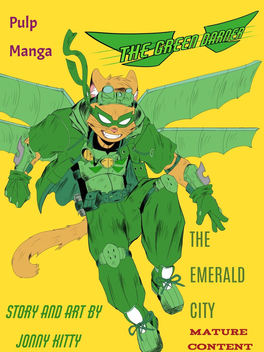 FurJonny's tweet photo. Here's a way better version of the cover. 💚 https://t.co/Ei2yjrUK4U