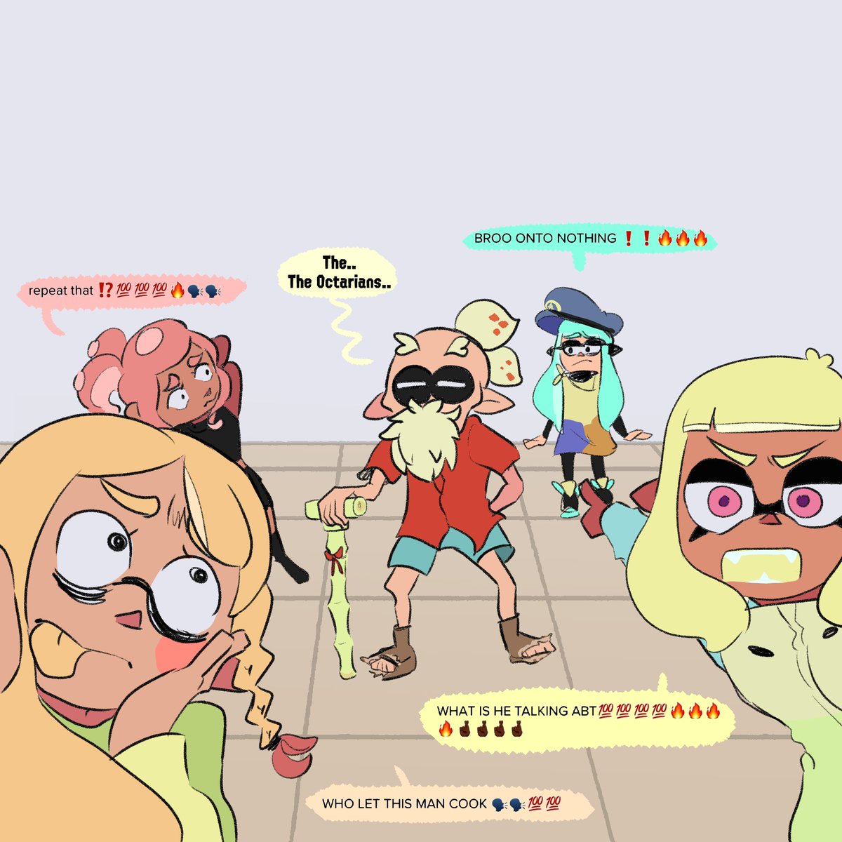 The agents every time Cuttlefish boutta say something racist 🤨