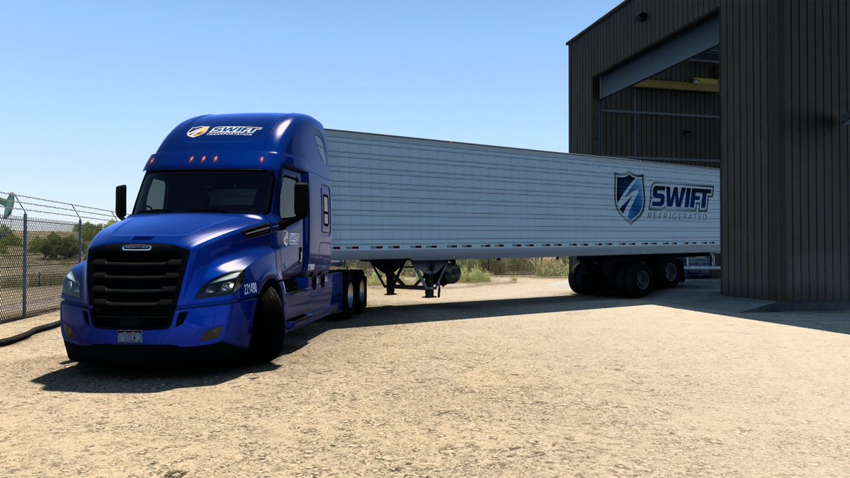 Stewbacca31's tweet photo. Freightliner Cascadia (Swift Transportation)
#ATS #AmericanTruckSimulator #BestCommunityEver #TruckDriver #Truck #Trucker #Trucking #Freightliner #SwiftTransport #Cascadia #HeavyHaul #VirtualPhotography #simulationgame https://t.co/gX21FxSJHz