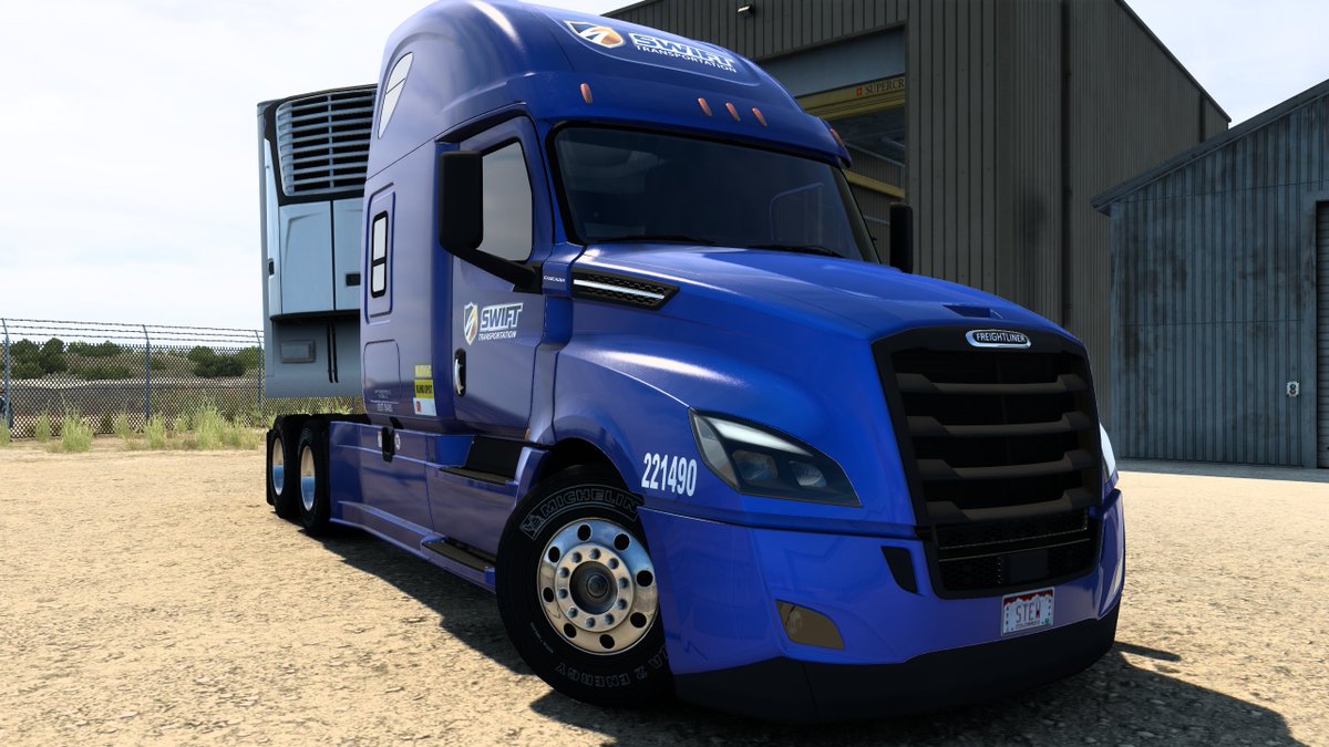 Stewbacca31's tweet photo. Freightliner Cascadia (Swift Transportation)
#ATS #AmericanTruckSimulator #BestCommunityEver #TruckDriver #Truck #Trucker #Trucking #Freightliner #SwiftTransport #Cascadia #HeavyHaul #VirtualPhotography #simulationgame https://t.co/gX21FxSJHz