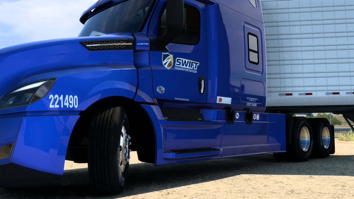 Stewbacca31's tweet photo. Freightliner Cascadia (Swift Transportation)
#ATS #AmericanTruckSimulator #BestCommunityEver #TruckDriver #Truck #Trucker #Trucking #Freightliner #SwiftTransport #Cascadia #HeavyHaul #VirtualPhotography #simulationgame https://t.co/gX21FxSJHz