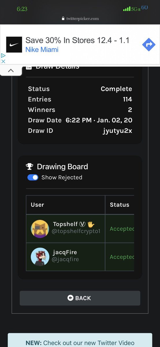 _ViiNrOcK's tweet photo. WE HAVE OUR WINNERS FOR THE DOUBLE WAMMY GIVEAWAY!! Alittle late But Celebrated Hard for NEW YEARS!! SO LFGGG!! @topshelfcrypto1 and @jacqfire !!! Y’all won A NEMESIS!! 
Dm Me!
Thanks to all for the follows and to many more and a blessed NEW YEAR!! #VechainGang @psychobeastsnft https://t.co/vKKfHjPT9J