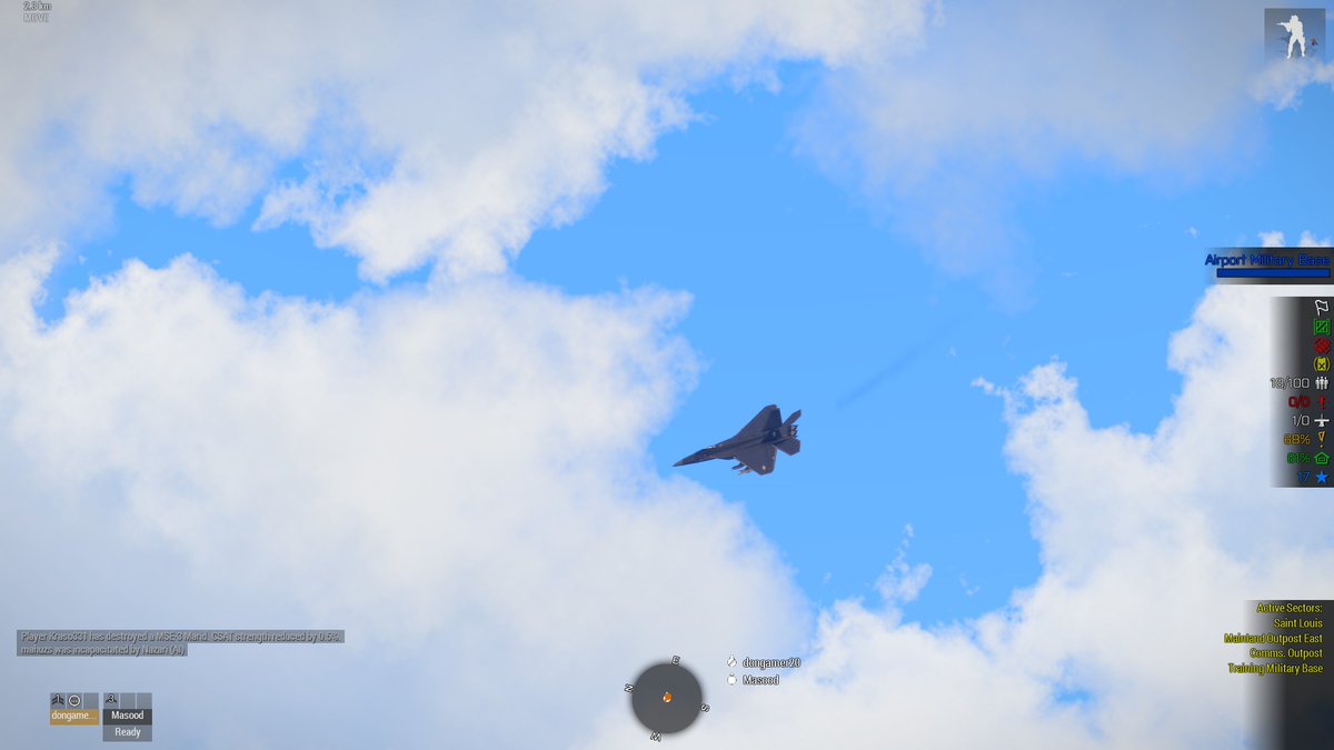 Dongamer202's tweet photo. Eye in the sky. #f16 #czech #air #airforce #CZ #czechrepublic #molden #czecharmy #russia #arma3 #combat #dogfight #pilot #bombs #missiles #bang #boom #fighterpilot
this photo was takin on december 24th 2022 the man flying the f16 is named foxcz. https://t.co/MFUnZ5XOtR