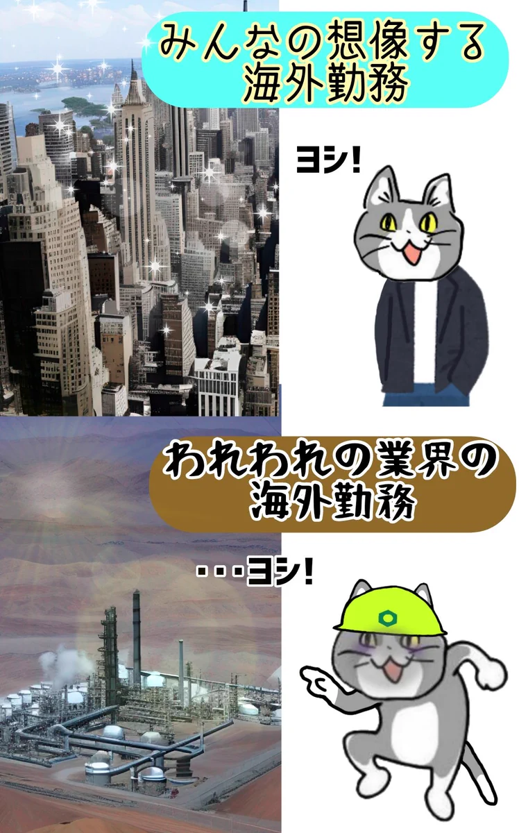 みんなの想像する海外勤務と違う！業界の海外勤務！！