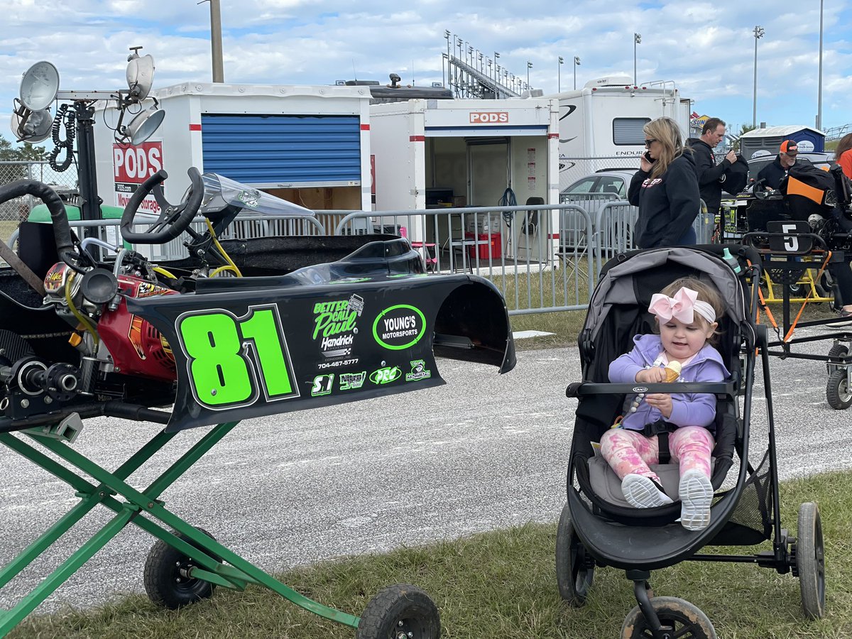 Crew chief hard at it during tech for @WKA_Karting #speedwaydirt #daytonakartweek