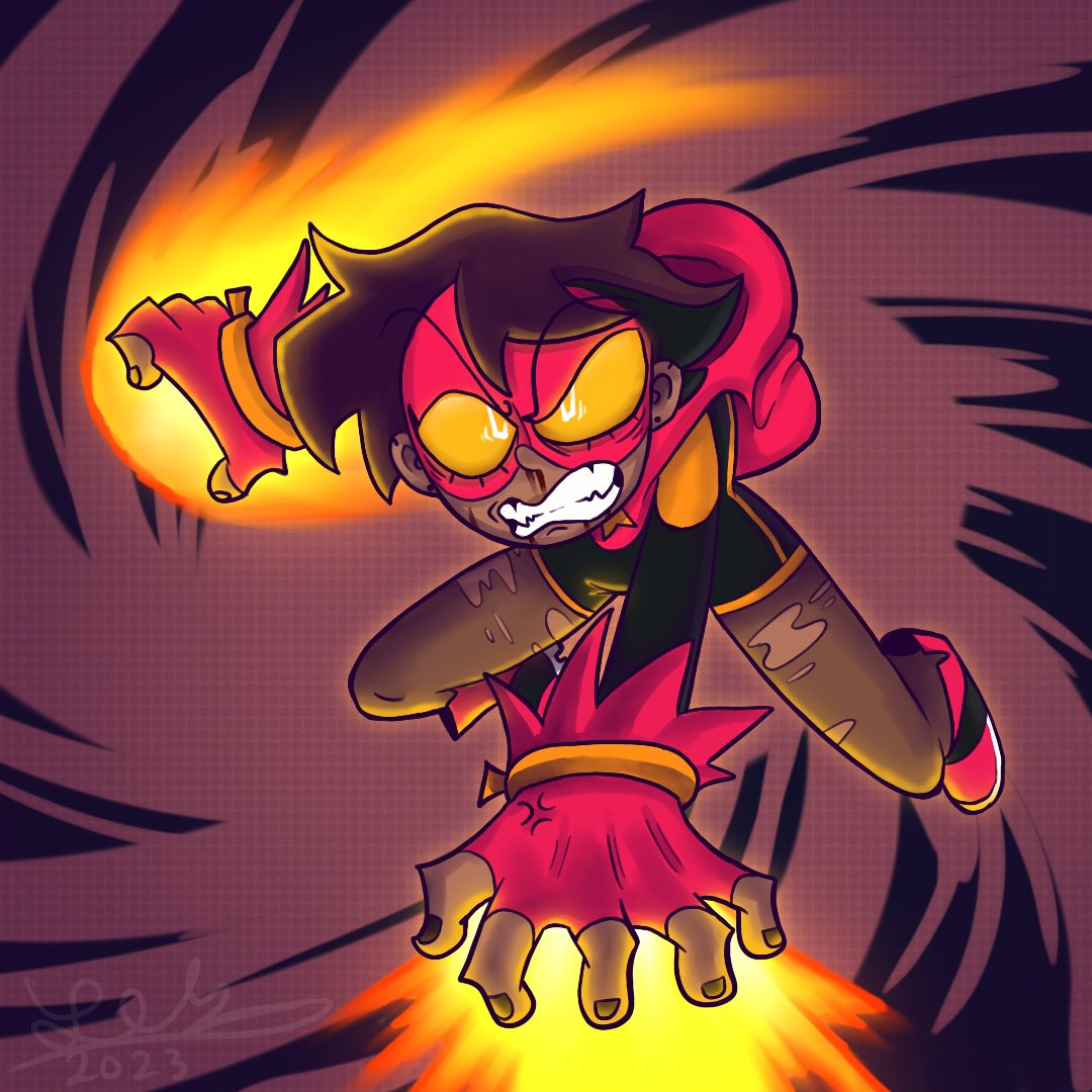 Sandpaperdotcom's tweet image. ✨FANART FRENZY DAYS 1-2✨

@Toastie_TV’s Comet!💥