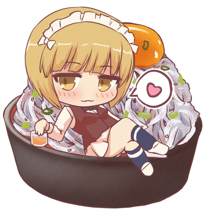何もあげられるイラストがないので新刊で描いた生しらす丼をあげる 
