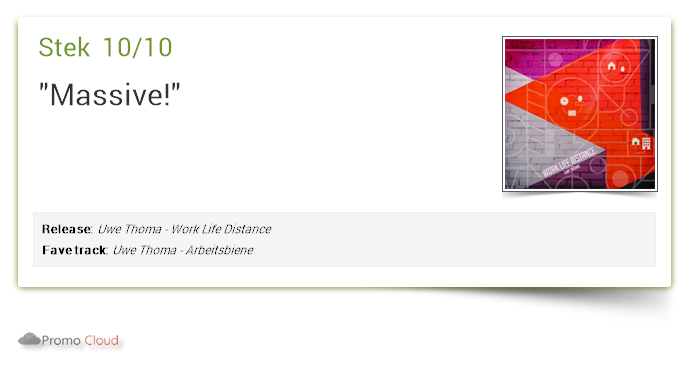 uwethoma_inside's tweet photo. Stek supports: Uwe Thoma - Work Life Distance 10/10 #newrelease https://t.co/QKHrpOPluD https://t.co/K6dQAkZXZU