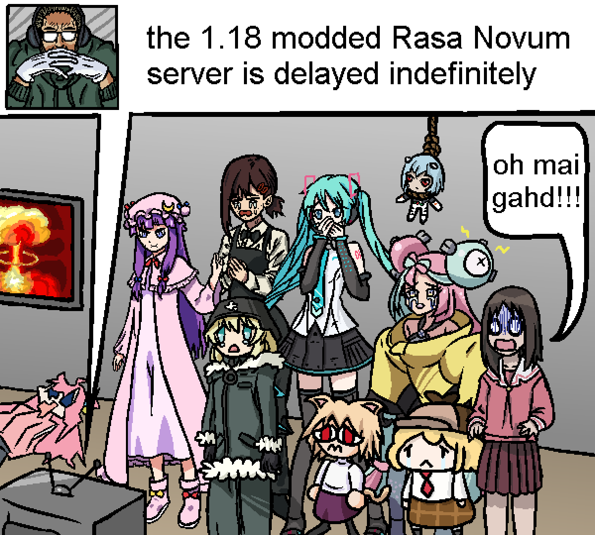 Rasa_Novum's tweet photo. Sad!

(art by @TheScienceBird) https://t.co/EfDTFI1R7P