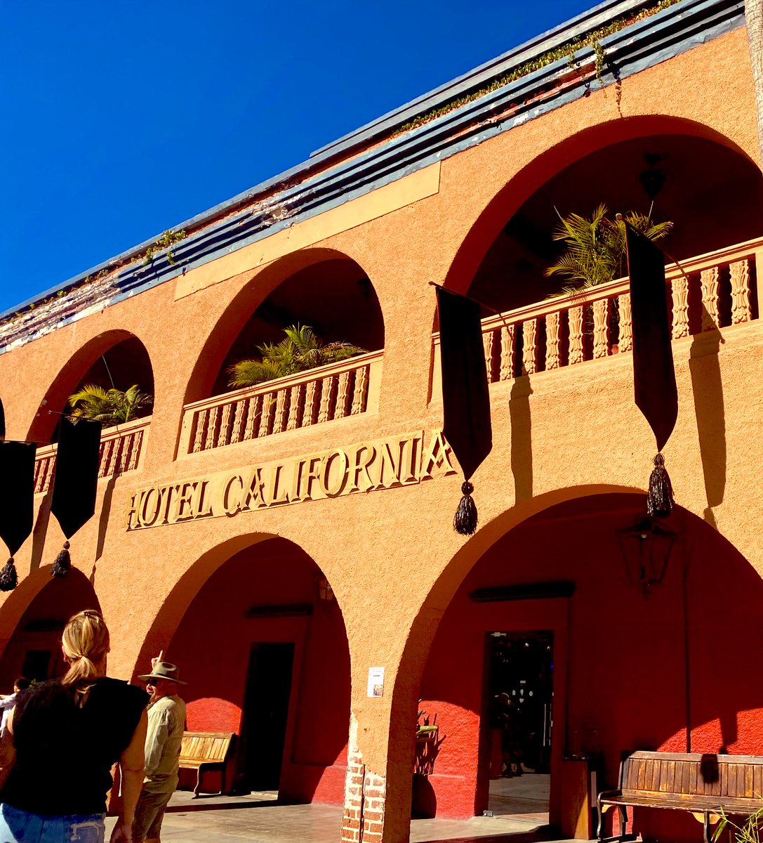 You can check out anytime you want, but you can never leave #hotelcalifornia #todossantos
