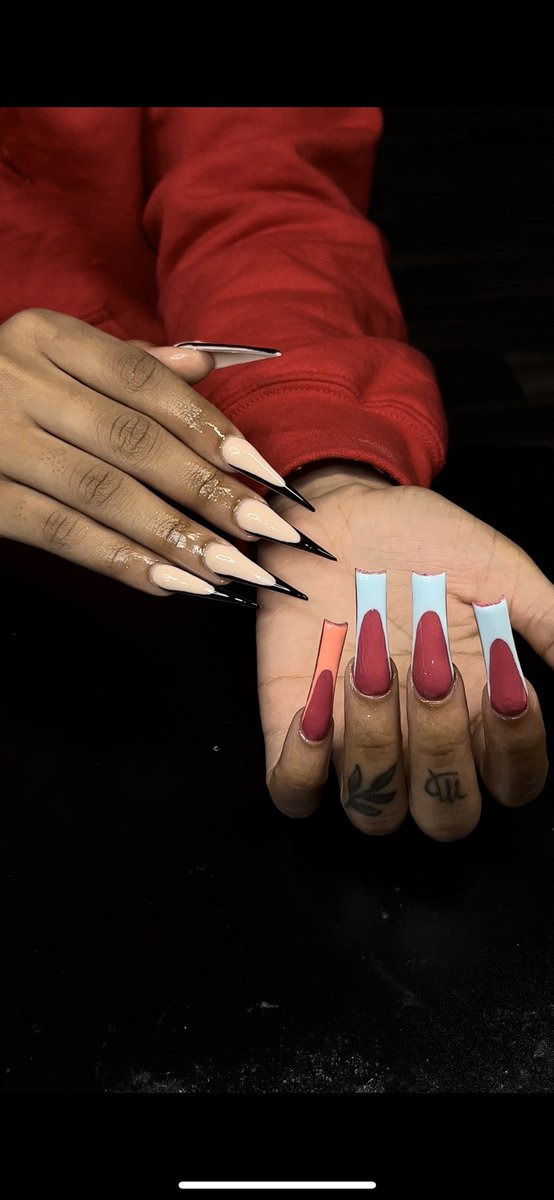 A mini 22 nail dump 💗  #AAMU
