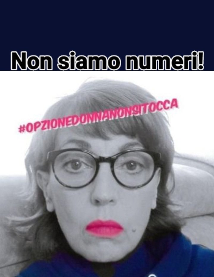 #opzionedonnanonsitocca
#noinonmolliamo
#sosteneteci