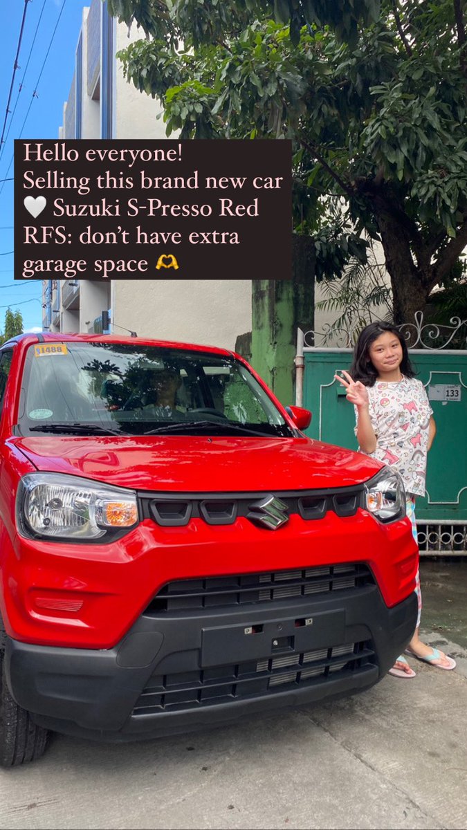 ArielRomaAngela's tweet image. Hello, Twitterverse! #Forsale #Suzuki S-Presso mini SUV look ❤️

Details facebook.com/1035107392/pos… #forsaleph