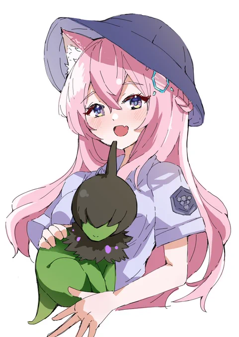 #こよりすけっち キックバック(色モノズ)とピンクコヨーテ 