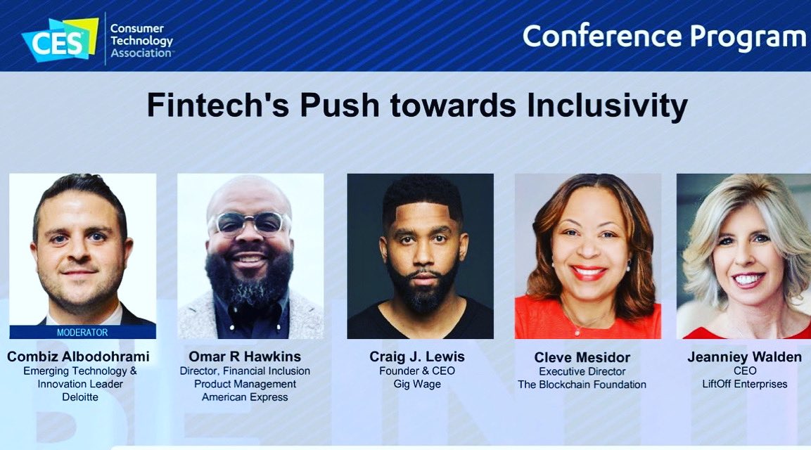 TheBlockFound's tweet photo. Heading to #CES2023?
Don’t miss Blockchain Foundation Exec Director @cmesi’s session “Fintech's Push towards Inclusivity” during @CES.
https://t.co/PVbVqIFCve.
#blockchain #fintech #BlockchainFoundation https://t.co/hc9R0EWrUI