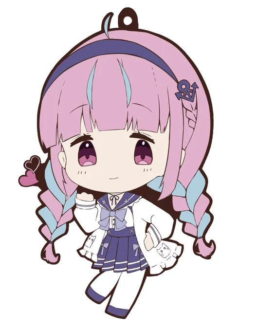 あくたんのオリジナルラバーストラップ作ろうかな〜可愛くかけた #あくあーと #SDキャラ 