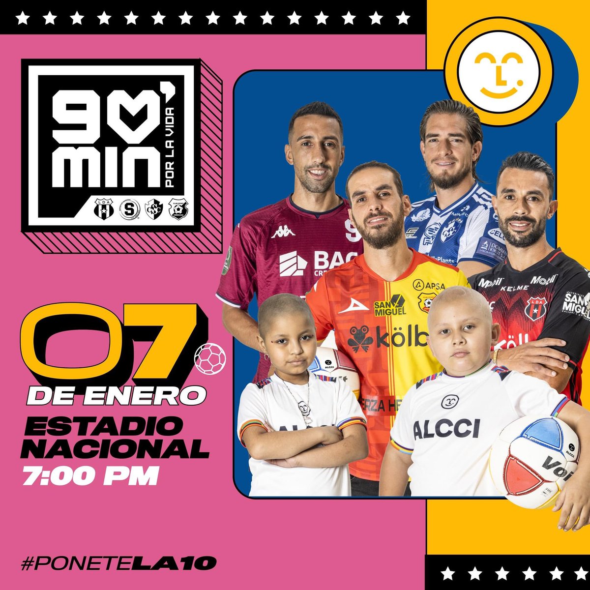 Estamos listos en la Joya de todos los Ticos para recibir a la XXIII edición de los 90 minutos por la vida.

🗓 07 de enero
⏰ 7:00 p.m.
📍Estadio Nacional
🎟 Comprá tus entradas en specialticket.net.
Te esperamos 

#90minutosporlavida #90minutos