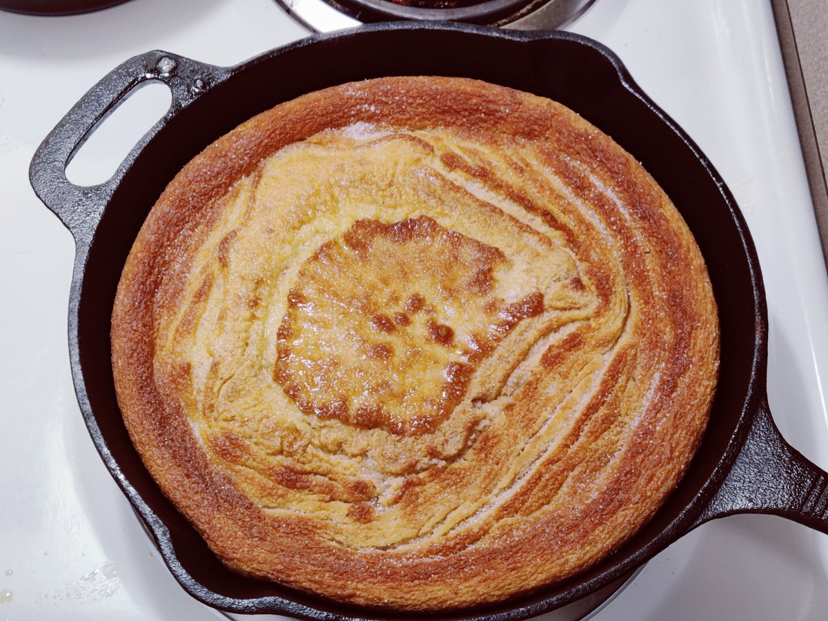 drahcir_rahl's tweet photo. Tonight's #hackerkitchen
Keto Friendly Low Carb Dutch Baby
1.4g carbs per serving (serving size is 1/4 pan). https://t.co/Vn6dZhtb9x