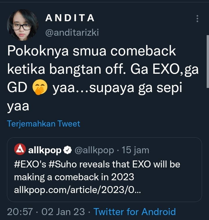 flowerkyoongie's tweet photo. Baru konfirmasi dri mulut Exo nya sendiri ajh udah pada kepanasan begini gmna nnti pas di konfir langsung agensi fix CB ! 😅 https://t.co/NKTwrWBZT8