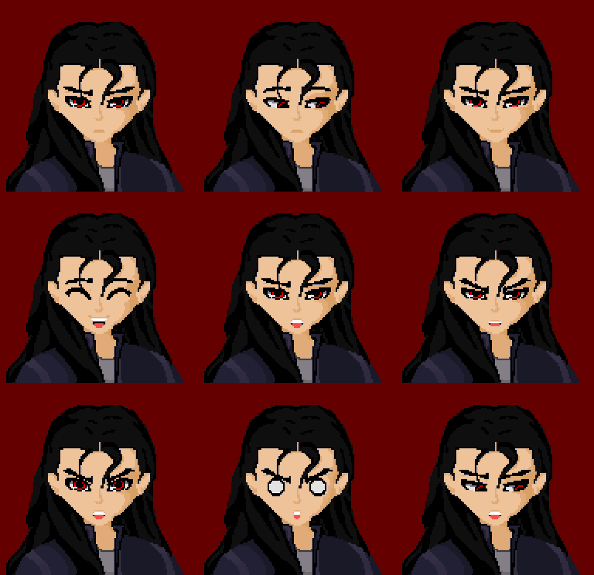 fluffythekami's tweet image. Been having a lot of fun making different expressions for Amar for dialogue. Most fun part of making art for #ExAngelus so far!

Wishlist the game on Steam! - bit.ly/3WvFLuy

#indiegamedev #gamedev #unity2d #madewithunity  #pixelart #visualnovel